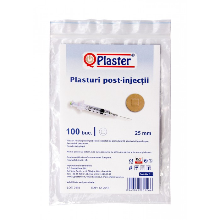 Qplaster plasturi post-injectii x 100 buc