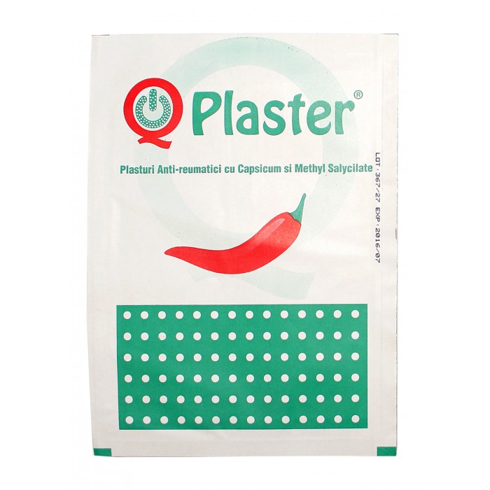 Qplaster plasturi cu mentol 12 x 18 cm