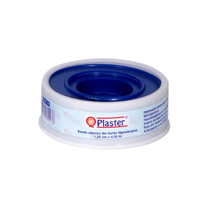 Qplaster leucoplast de hartie, 1.25cm x 5m, Sarah Farm