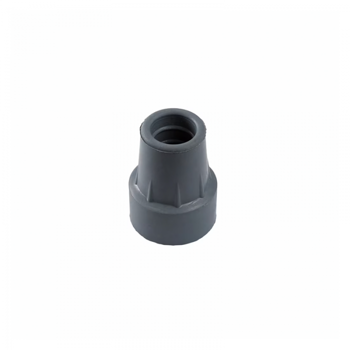 Pufere antialunecare pentru baston de aluminiu RV7028, 18mm, negre, o bucata, Neomed