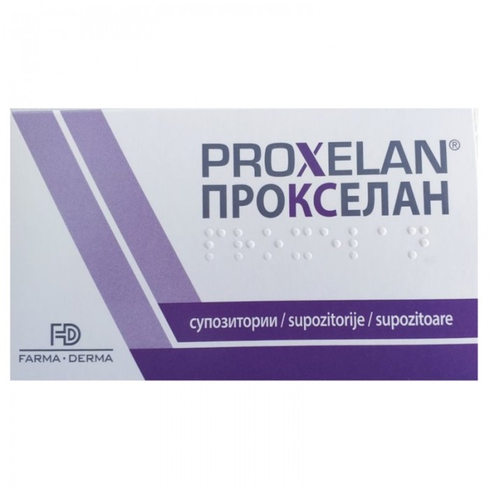 Proxelan Supozitoare, 10 buc, Farma Derma