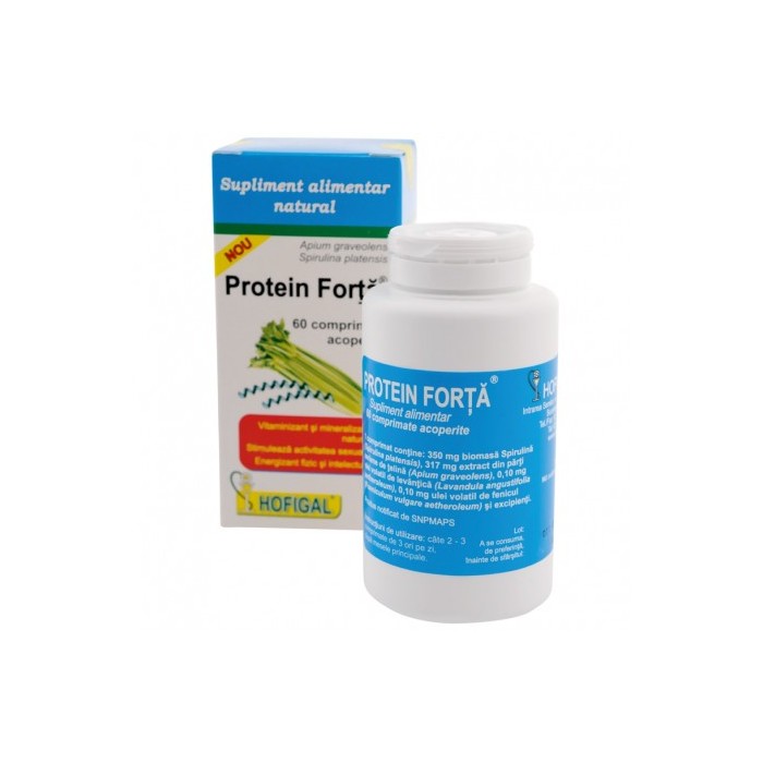 Protein forta, 60 de comprimate, Hofigal