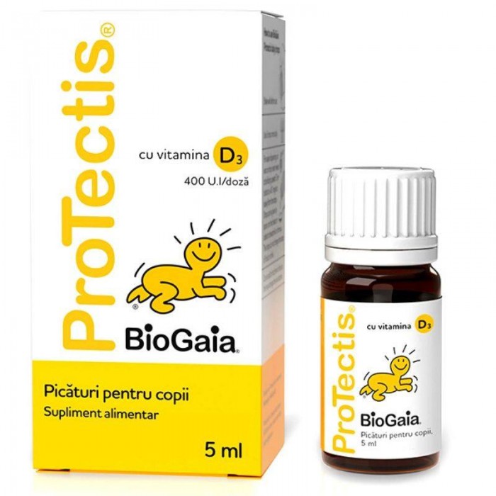 Picaturi Protectis  vitamina D3, 5 mililitri, Ewopharma