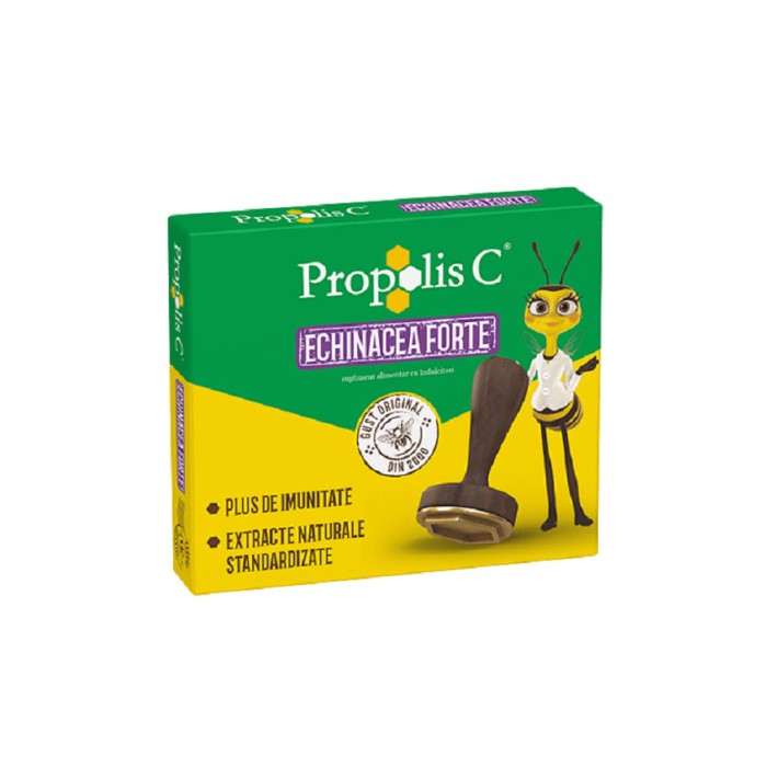 Propolis C  Echinacea forte, 20 de comprimate, Fiterman Pharma