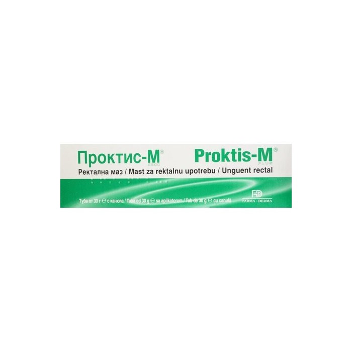 Proktis m plus unguent rectal x 30g