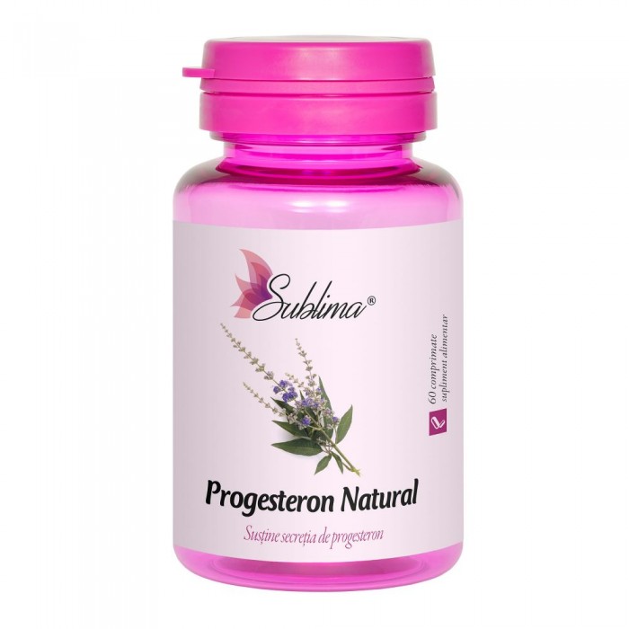 Progesteron natural, 60 comprimate, Sublima