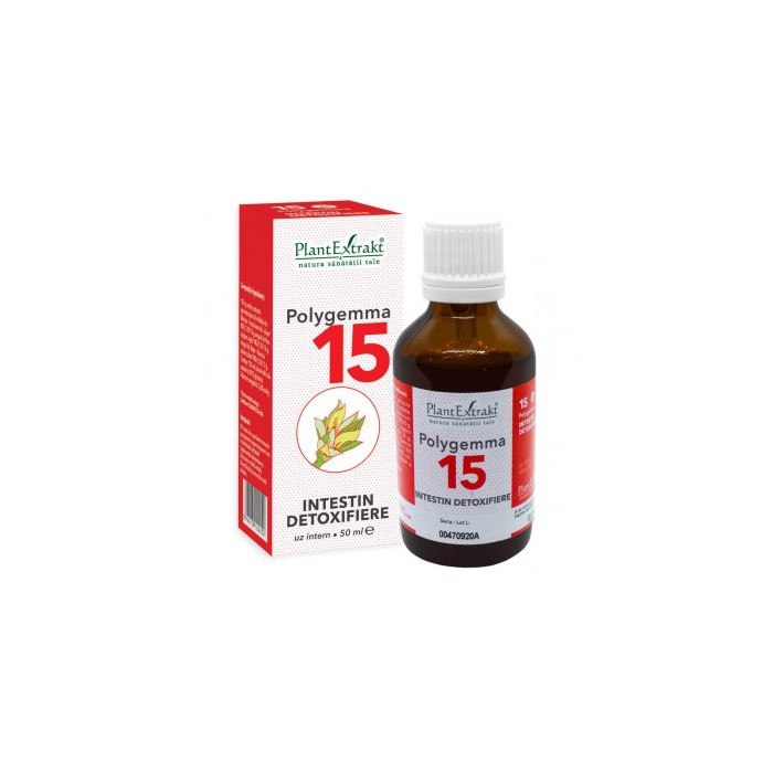 Polygemma nr 15 50ml (intestin - detoxifiere)