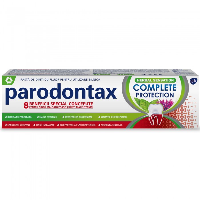 Parodontax pasta dinti complete protection herbal sensation x75ml