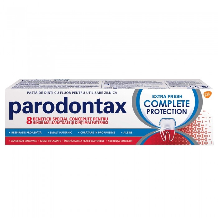 Parodontax pasta dinti complete protection extra fresh x75ml