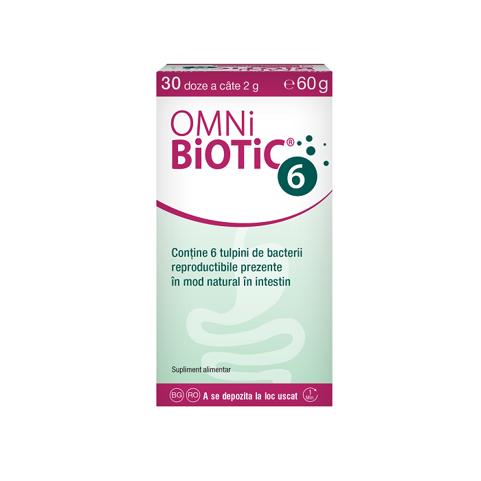 Omnibiotic 6, 60 g pulbere, Institut Allergosan