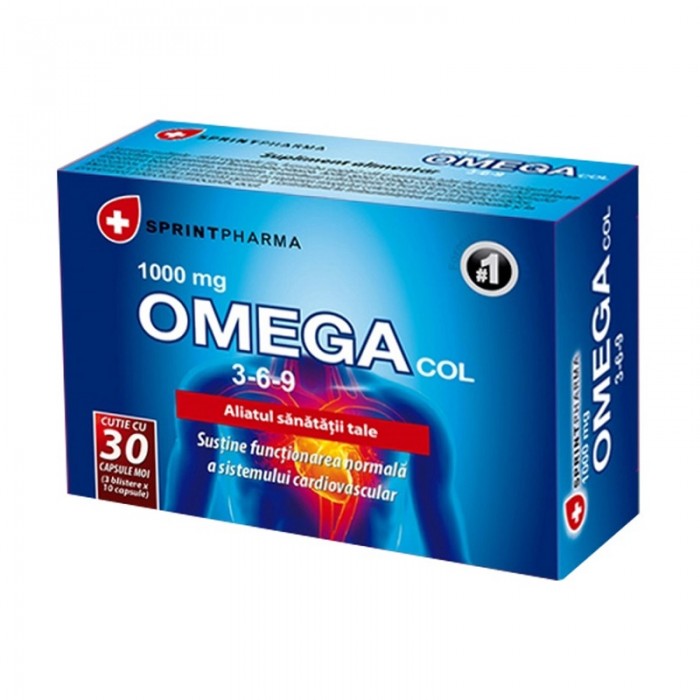 Omegacol omega 3-6-9 1000 mg x 30 cps