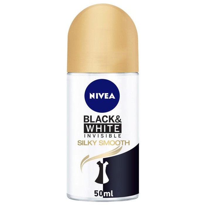 Nivea deo roll-on pentru femei black&white Invisible Silky, 50 ml, Beiersdorf Medical