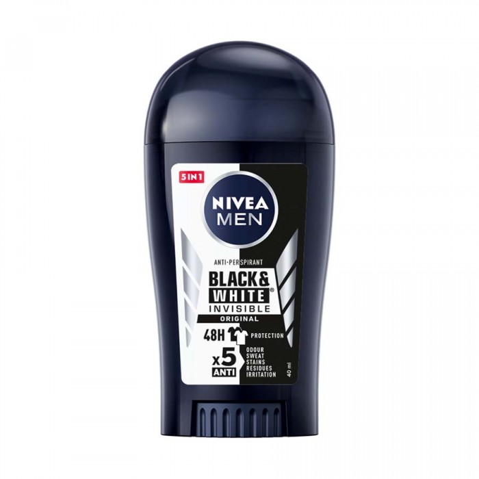 Deodorant stick Nivea Men B&W Original, 40 de mililitri, Beiersdorf