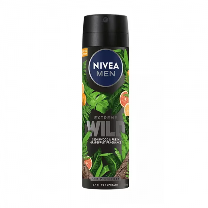 Nivea men deo spray extreme wild cedarwood & fresh, 150 ml, Beiersdorf Medical