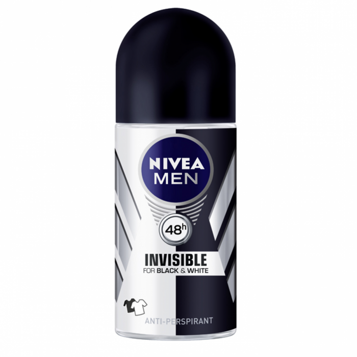 Nivea men deo roll on invisible x 50 ml