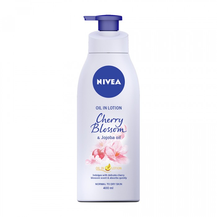 Lapte de corp Nivea Cherry blossom & Jojoba, 250 de mililitri, Beiersdorf