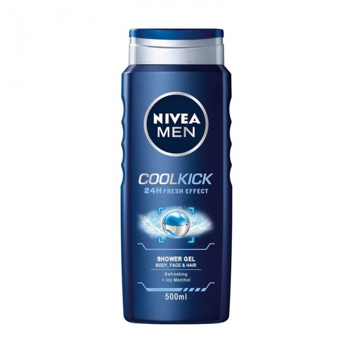 Gel de dus Nivea Men Cool Kick, 500 de mililitri, Beiersdorf