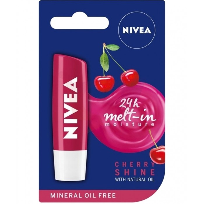 Nivea lipcare cherry shine, 4.8g, Beiersdorf Medical