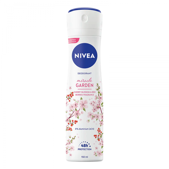 Nivea deo spray miracle garden cherry blossom, 150 ml, Beiersdorf Medical