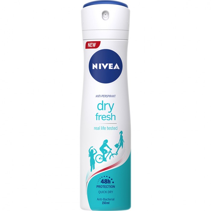 Nivea Deo spray Dry Fresh, 150 de mililitri, Beiersdorf