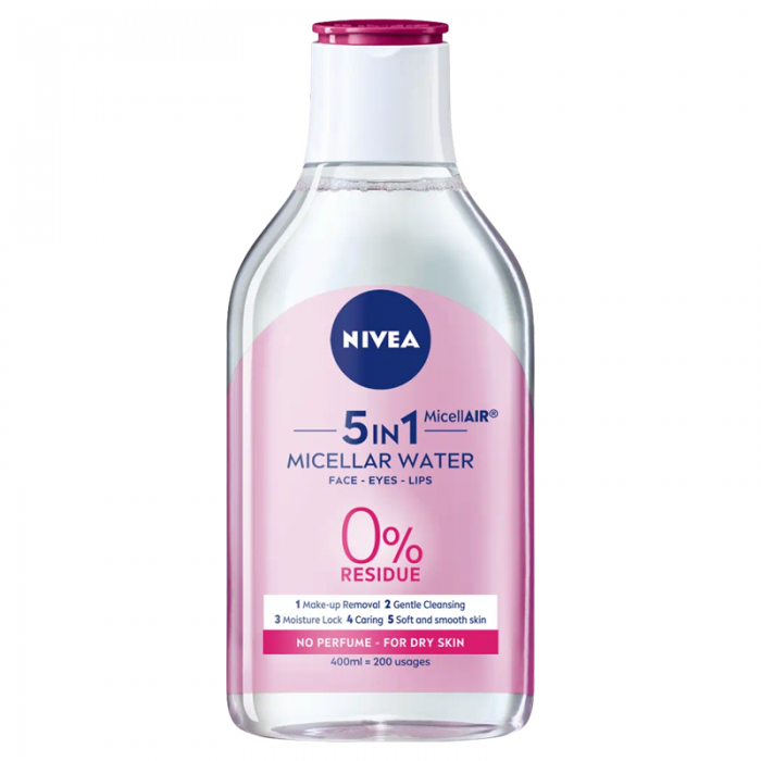 Nivea apa micelara 5in1 dry skin, fara parfum, 400 ml, Beiersdorf Medical