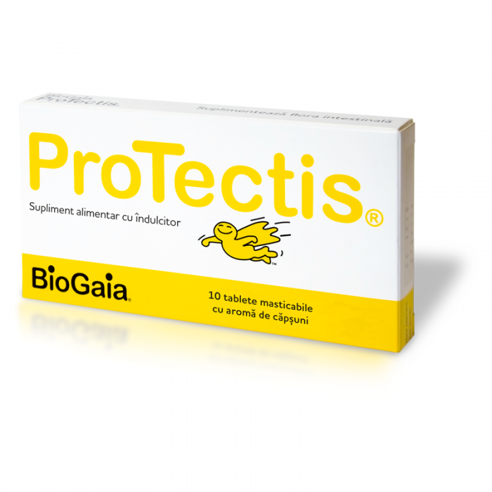 Protectis capsuni x 10 tablete masticabile