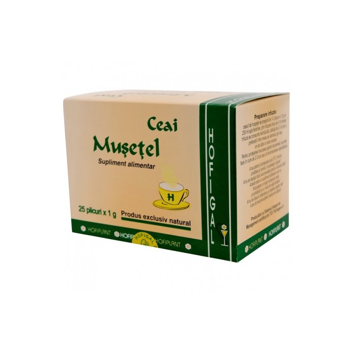 Musetel ceai 25 plicuri x 1g