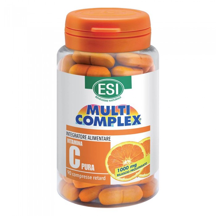 Multicomplex Vitamina C pura 1000 mg, 90 comprimate retard, ESI Italia