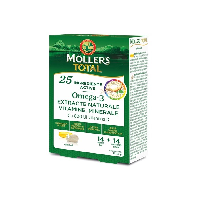 Mollers Total, 14 capsule  14 tablete, Orkla