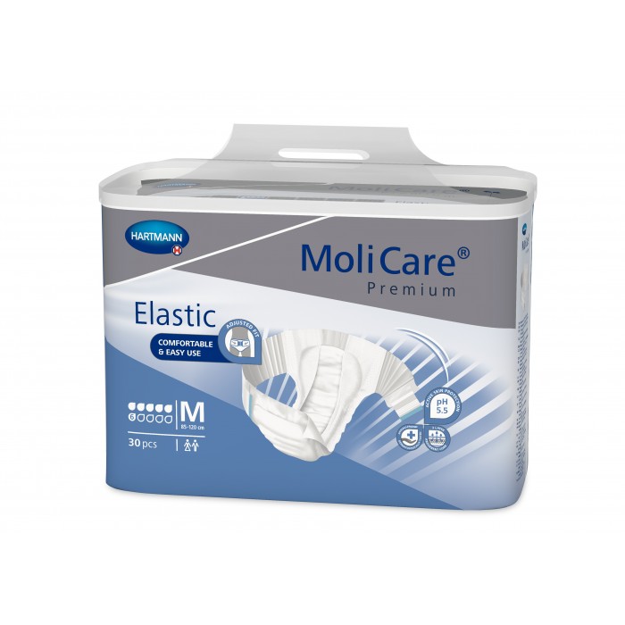 Molicare premium elastic 6 picaturi M x 30 buc - scutece pt incontinenta severa