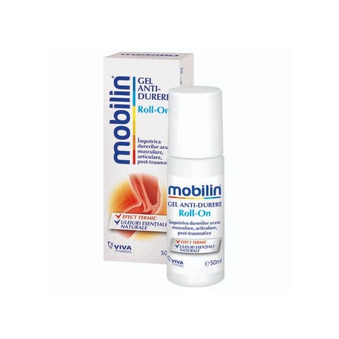 Mobilin roll-on gel anti-durere x 50 ml