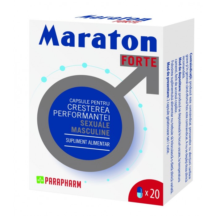 Maraton forte, 20 de capsule, Parapharm