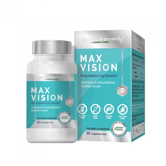 Max Vision 200 mg, 30 capsule, Cosmo Pharm