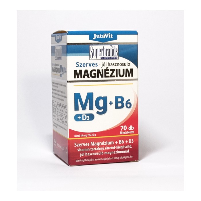 Magneziu organic mg  b6  D3 70 tb usor absorbabil