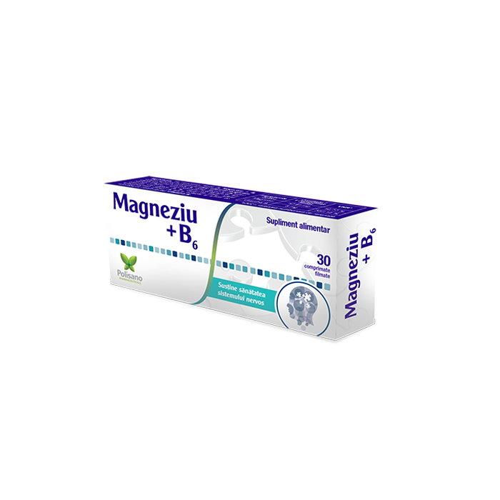 Magneziu  B6 5mg 3bl x 10 cpr