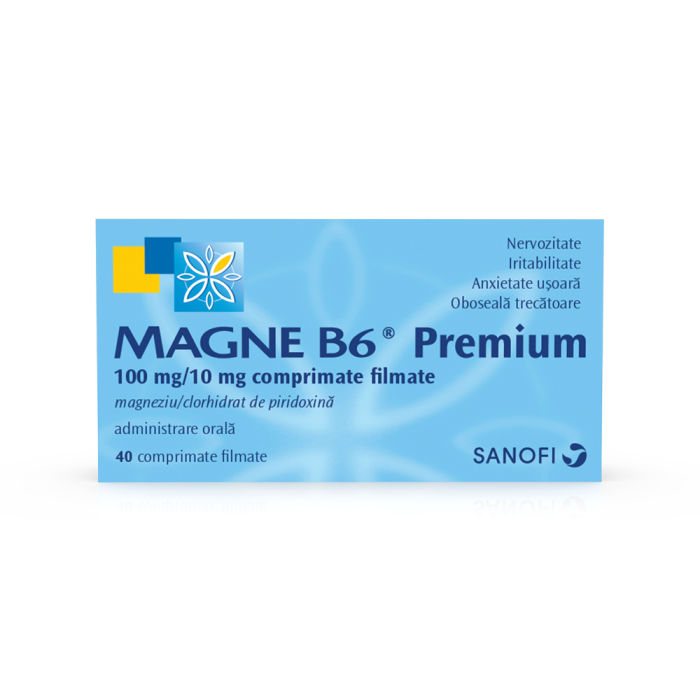 Magne B6 Premium x 40cp.film, Sanofi Romania S.R.L. - Romania