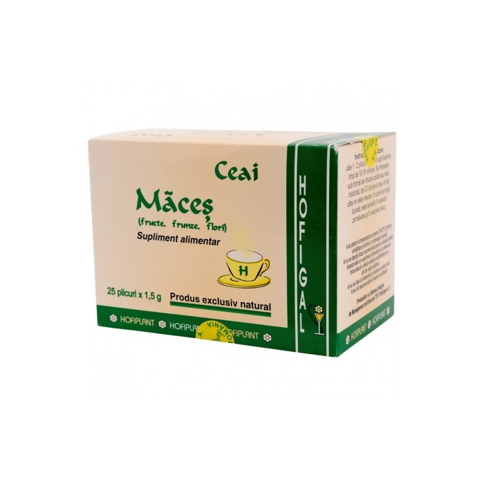 Macese frunze,flori,fructe ceai 25 plicuri x 1,5g