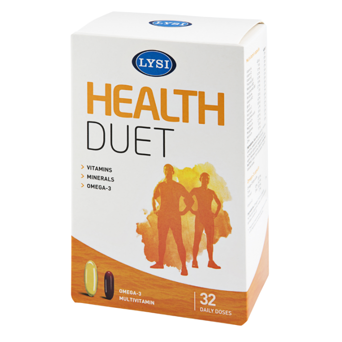 Lysi Health Duet Omega 3  Multivit x 32 dz
