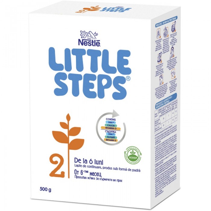 Little steps 2 lapte praf, 500g, Nestle Romania