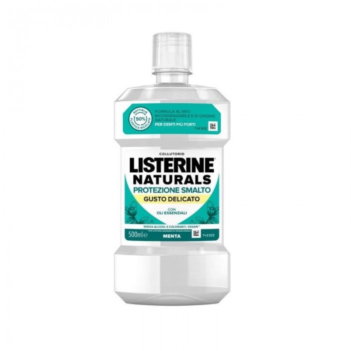 Listerine Naturals Enamel apa de gura, 500 ml, Johnson & Johnson