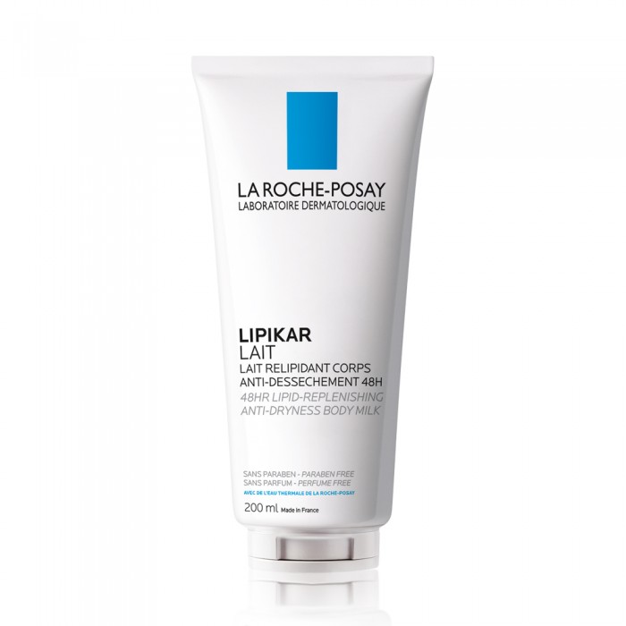 Lipikar Lapte De Corp Relipidant Anti-Uscaciune Cu Efect De Hidratare De 48 De Ore, 200Ml, La Roche-Posay