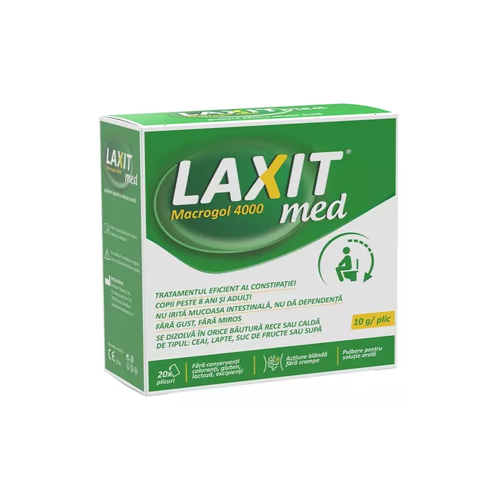 Laxitmed, 20 plicuri, 10g, Fiterman Pharma