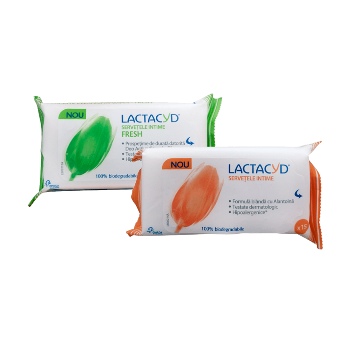 Lactacyd fresh wipes x 15 buc