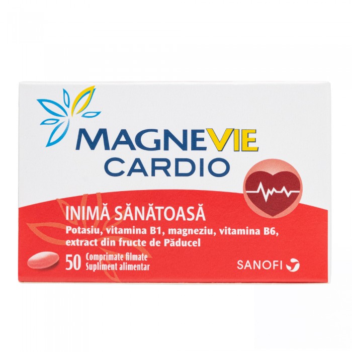 Magnevie Cardio, 50 de comprimate filmate, Sanofi