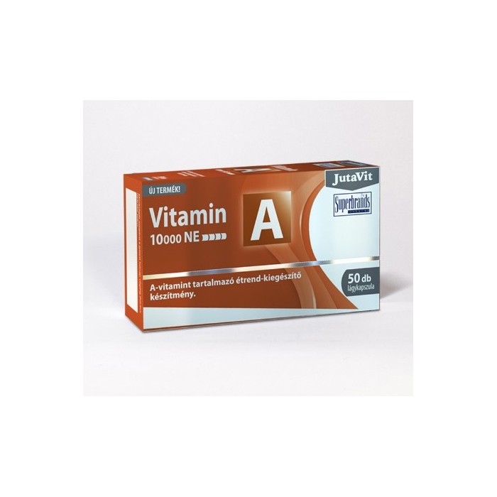 Vitamina A 10.000 UI, 50 capsule, Jutavit