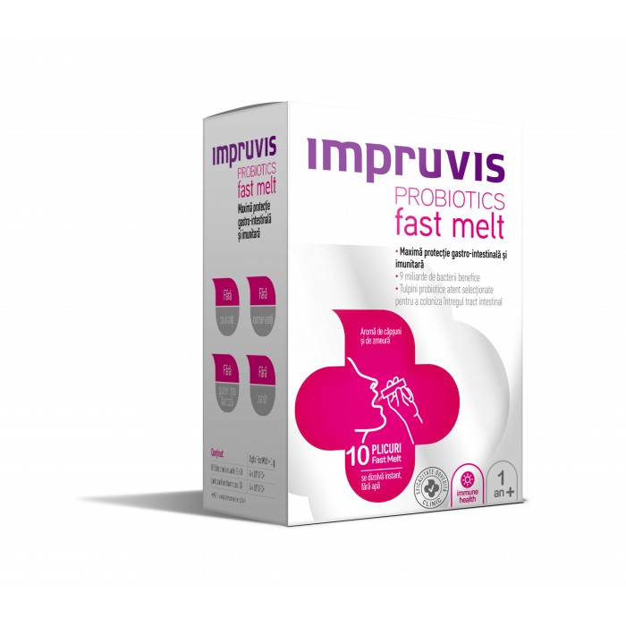 Impruvis probiotic Fastmelt, 10 plicuri, Orkla