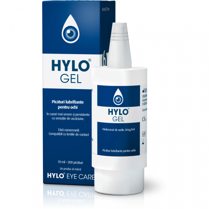 Hylo gel 2mg/ml picaturi oftalmice,10mililitri, Ursapharm Arzneimittel GMBH&CO.KG