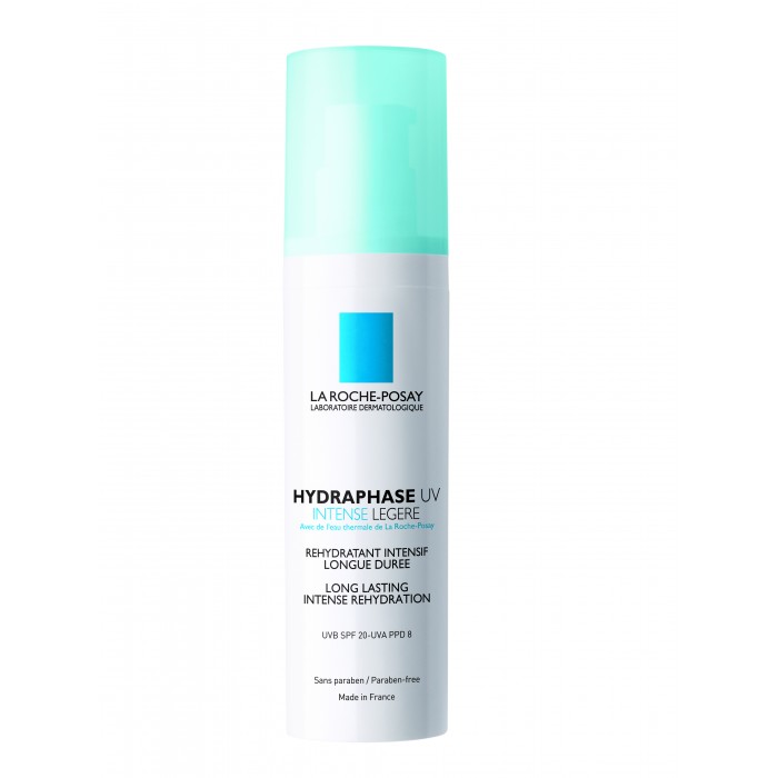 Hydraphase Uv Intense Legere Spf 20 Cremă Intens Rehidratantă Pentru Tenul Deshidratat, 50Ml, La Roche-Posay