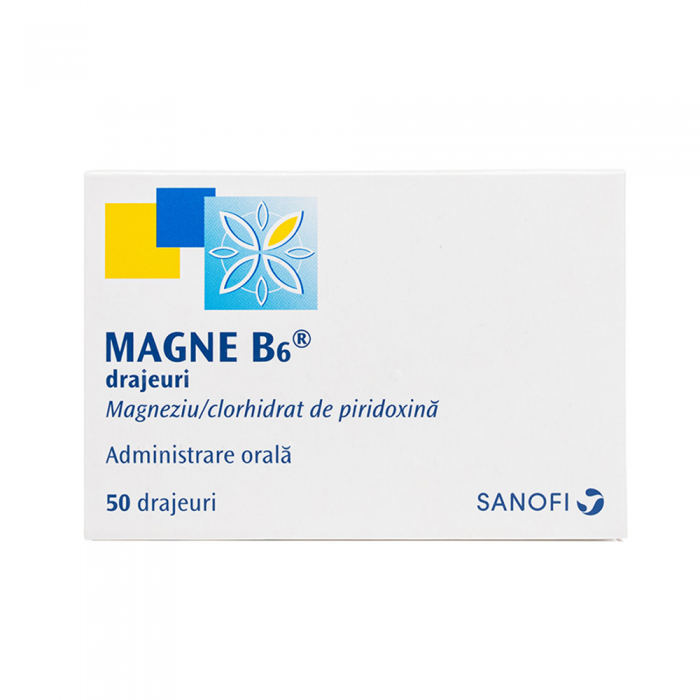 Magne B6 x 50 drajeuri, Sanofi Romania S.R.L. - Romania