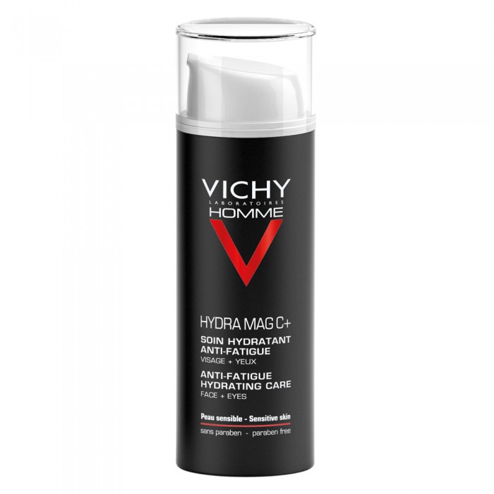 Homme Hydra Mag C, Cremă De Faţă Hidratantă Cu Efect Anti-Oboseală, 50Ml , Vichy